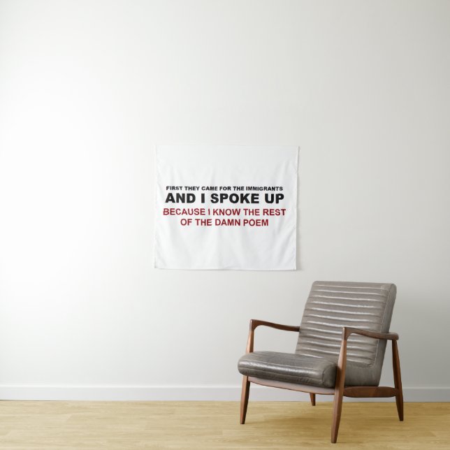 I Spoke Up Tapestry (In Situ (Horizontal))