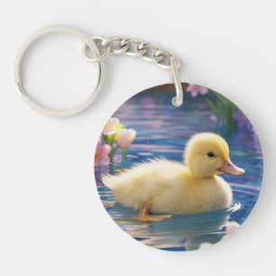 I ♥️ Spring Duckling Keychain