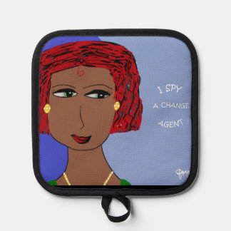 I SPY A CHANGE AGENT POT HOLDER