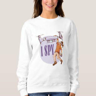 I Spy For Drone Pilots and Drone Kids Sweatshirt