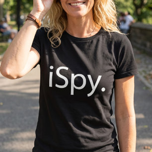 I Spy - Funny Tech Parody Humour Pun T-Shirt