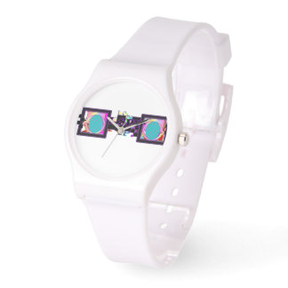 I Spy Glasses Dial White Silicone Watch