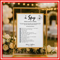 i Spy Photo Hunt Wedding Reception Scavenger Game