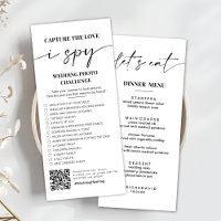 I spy wedding game Capture the love photo scavenge