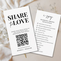 I Spy Wedding Game | Share The Love QR Code