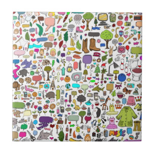 I spy with my little eye tile