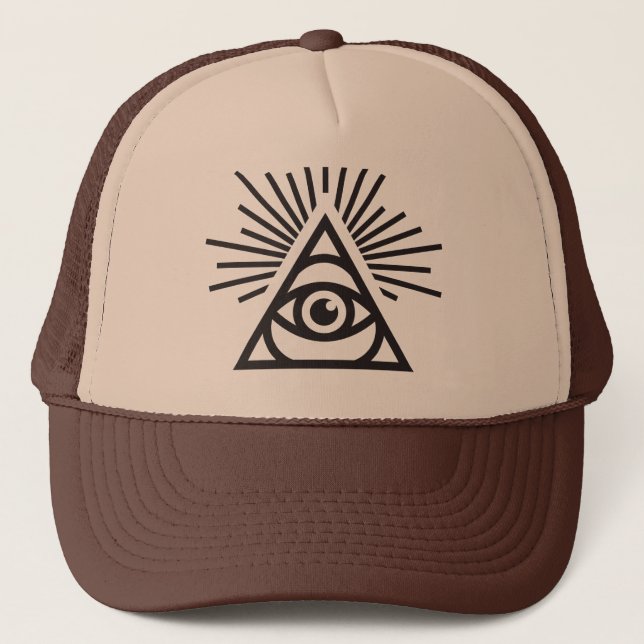 I Spy With My Third Eye Trucker Hat (Front)