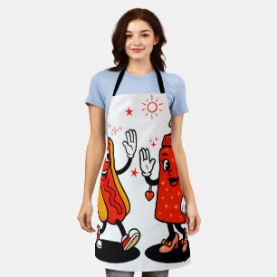 I Squirt On Juicy Wieners Adult Humour Funny Apron
