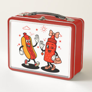 I Squirt On Juicy Wieners Adult Humour Funny Metal Lunch Box