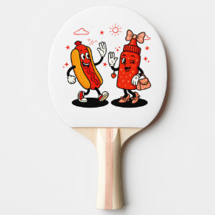 I Squirt On Juicy Wieners Adult Humour Funny Ping Pong Paddle