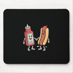 I Squirt On Juicy Wieners Hot Dog Funny Joke Retro Mouse Pad
