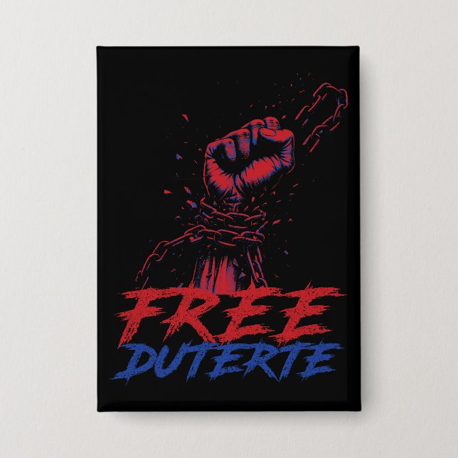 I Stand For Duterte Free DU30 Free Duterte (Front)