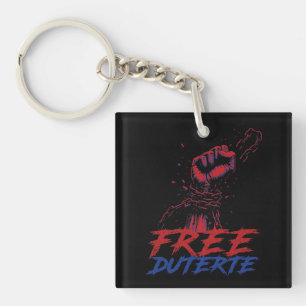 I Stand For Duterte Free DU30 Free Duterte Keychain