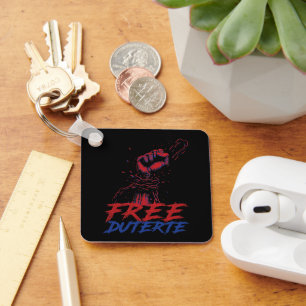 I Stand For Duterte Free DU30 Free Duterte Keychain