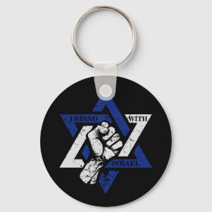 I Stand For Israel Keychain