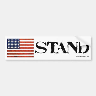 I Stand for the Flag! Bumper Sticker