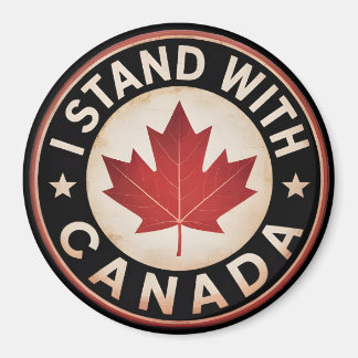 I stand with Canada Magnet