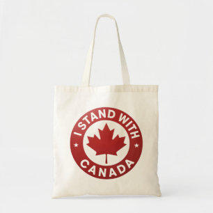 I stand with Canada Tote Bag