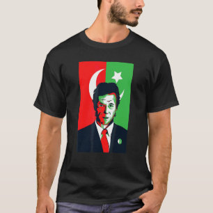 I Stand With Imran Khan Pti Support Khan Pakistan  T-Shirt
