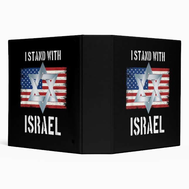 i stand with israel binder (Background)