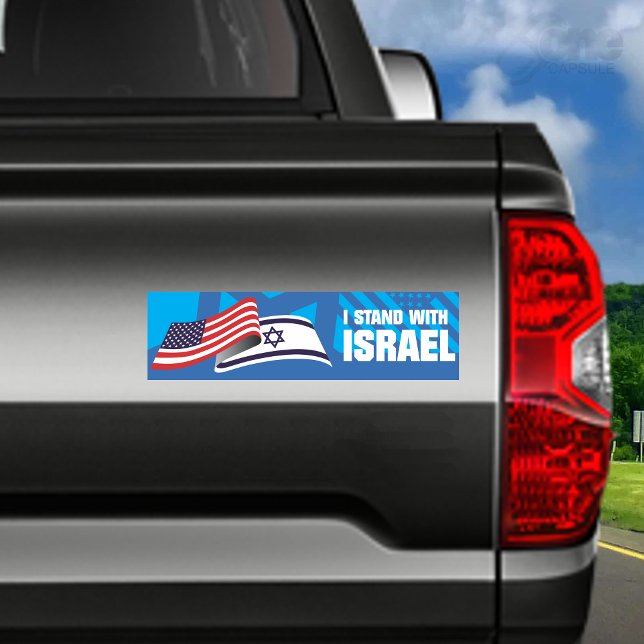 I STAND WITH ISRAEL BUMPER STICKER (Creator Uploaded)