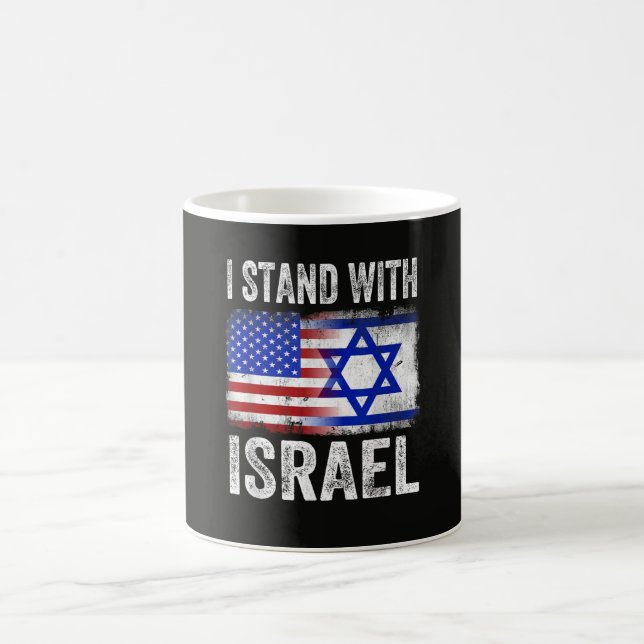I Stand with Israel Coffee Mug (Center)