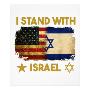 I Stand With Israel Shirt I Stand With Israel Amer Photo Print