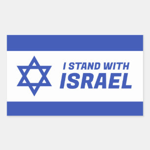 I Stand With Israel Sticker