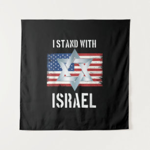 i stand with israel  tapestry