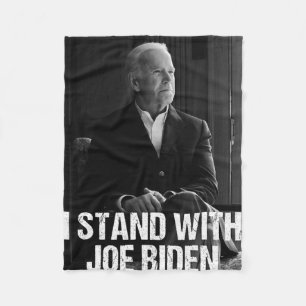 I Stand With Joe Biden 1 Fleece Blanket
