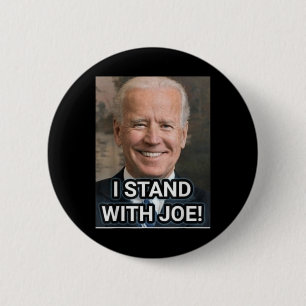 I Stand With Joe Biden, Prostate Cancer Awareness 2 Inch Round Button