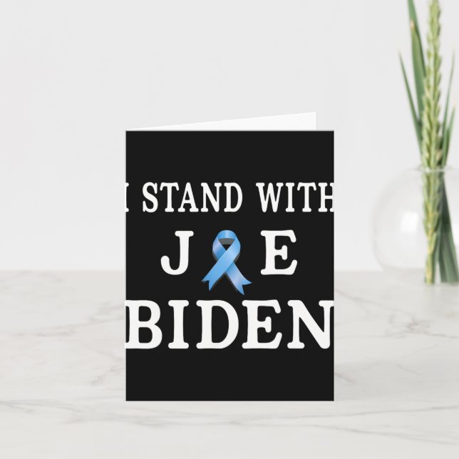 I Stand With Joe  Card (Front)