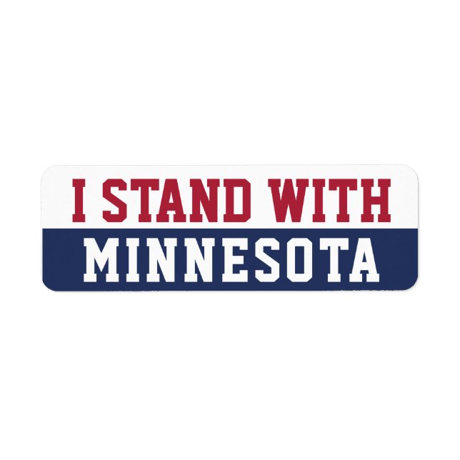 I Stand With Minnesota  (Front)