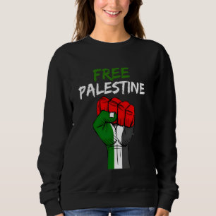 I stand with Palestine Palestine Flag Free Palesti Sweatshirt