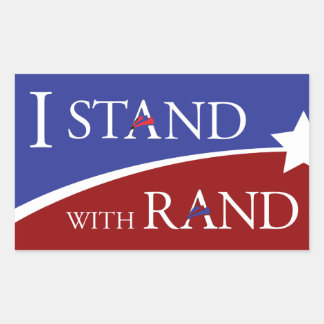 I Stand With Rand Sticker