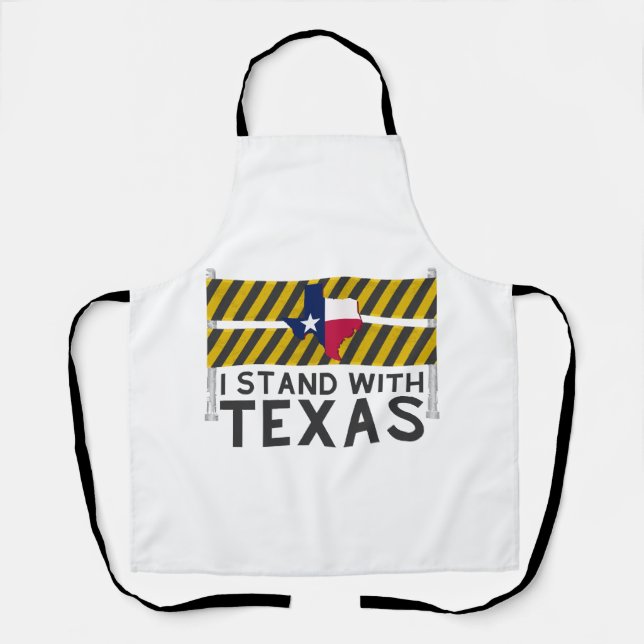 I Stand With Texas  Apron (Front)