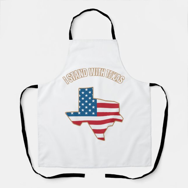I Stand With Texas Apron (Front)