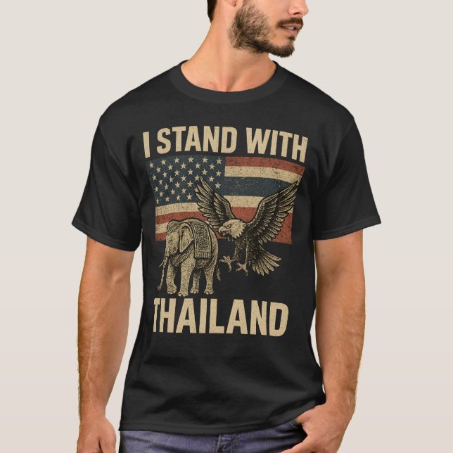 I STAND WITH THAILAND (2) T-Shirt (Front)