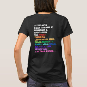 I stand with those in charge of preserving... T-Shirt