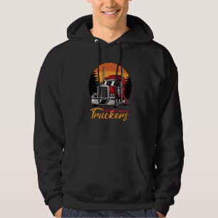 I Stand With Truckers Truck Driver Freedom Convoy  Hoodie