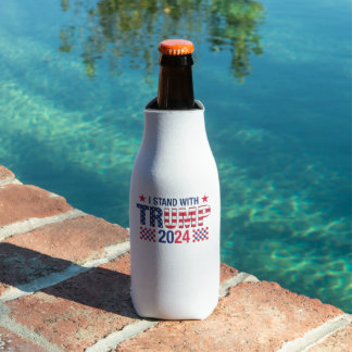 I Stand With Trump 2024 Bottle Cooler