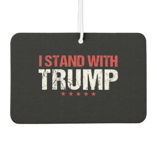I stand with Trump Air Freshener