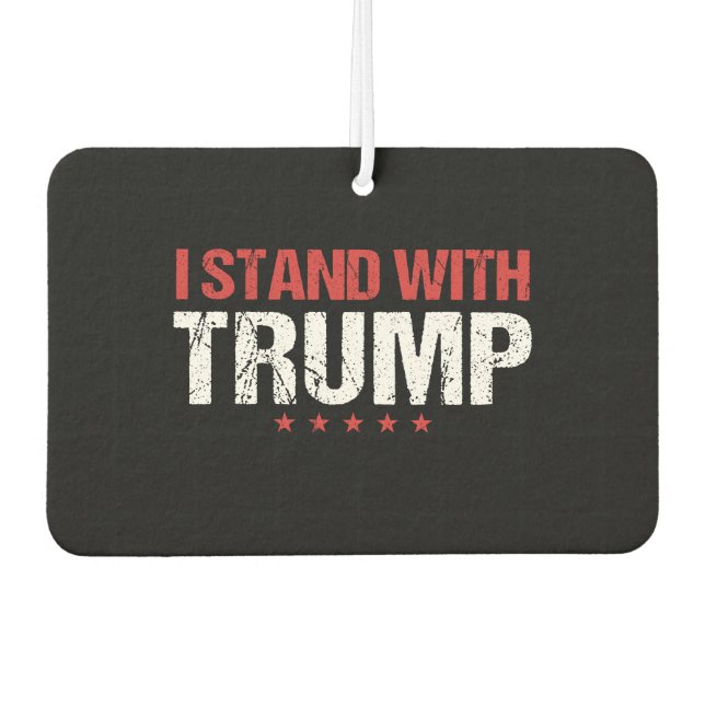 I stand with Trump Air Freshener (Front)