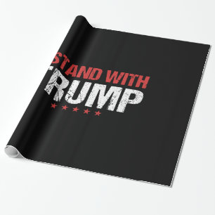 I stand with Trump Wrapping Paper