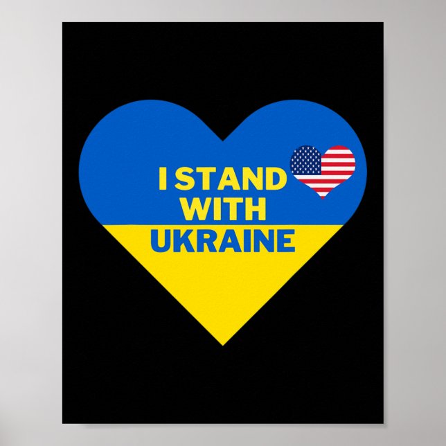 I Stand With Ukraine2  Poster (Front)