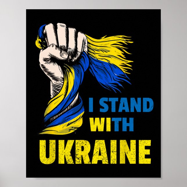I Stand With Ukraine6  Poster (Front)