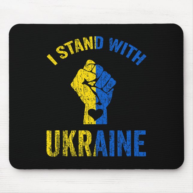 I Stand With Ukraine7  Mouse Pad (Front)