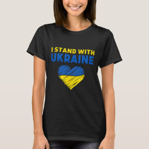 I Stand With Ukraine 10  T-Shirt