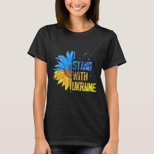I Stand With Ukraine 2025 Shirts Ukrainian Flag Fr