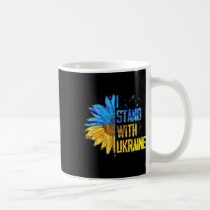 I Stand With Ukraine 2025 Shirts Ukrainian Flag Fr Coffee Mug